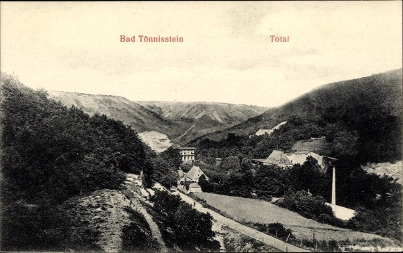 Postcard Bad Tönnisstein Kell Andernach in the Mayen district of Koblenz, total view