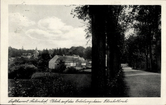 Postcard Seilershof Gransee in der Mark, Elisabethruh recreation home