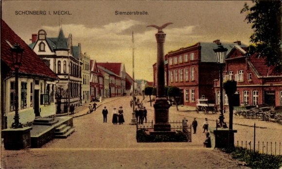 Postcard Schönberg in Mecklenburg, Siemzerstraße