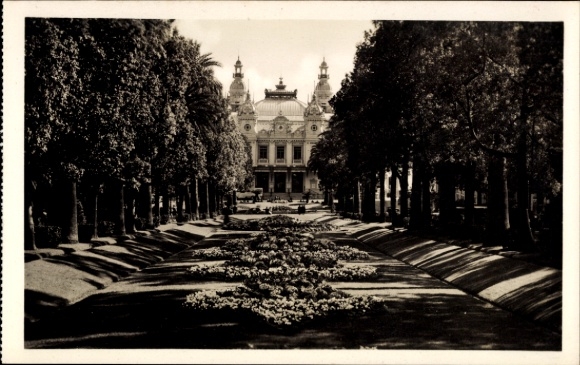 CPA Monte Carlo Monaco, Le Casino et les Jardins