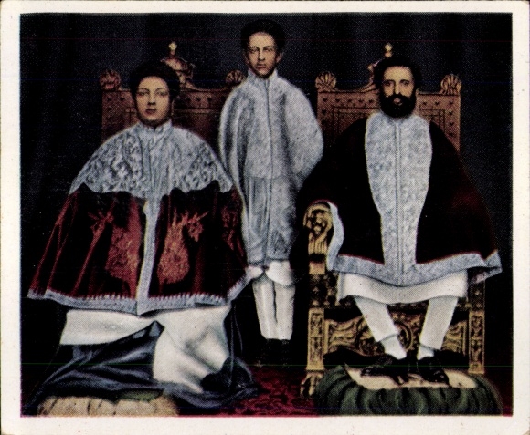 Collector's picture The Post-War Period No. 123, March 1928, Ras Tafari, Emperor of Abyssinia