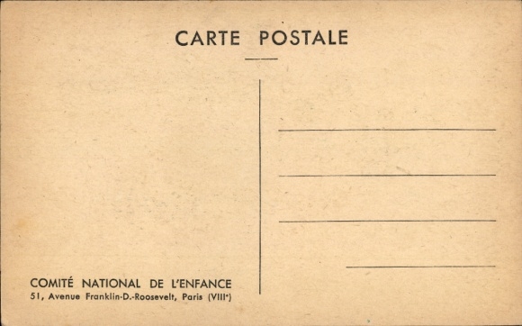 Artist Postcard Lesourt, National Children&#39;s Week, Le Coche et la Mouche
