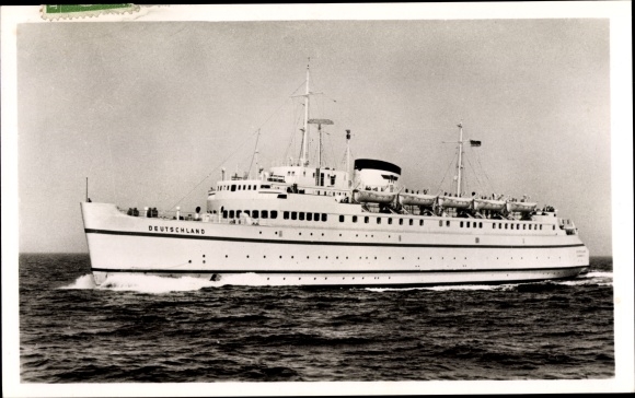 Ak Bundesbahn hoogzeeveerboot Duitsland