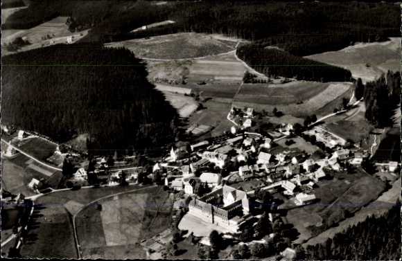 Ak Friedenweiler im Schwarzwald, Fliegeraufnahme