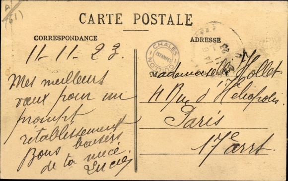 Postcard Argentan Orne, Place Henri IV., Argentan Dentelliere School