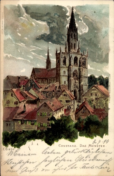 Artysta lito Biese, C., Konstancja nad Jeziorem Bodeńskim, Münster