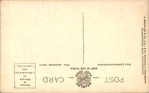 Postcard King George VI, Polo Dress, portrait