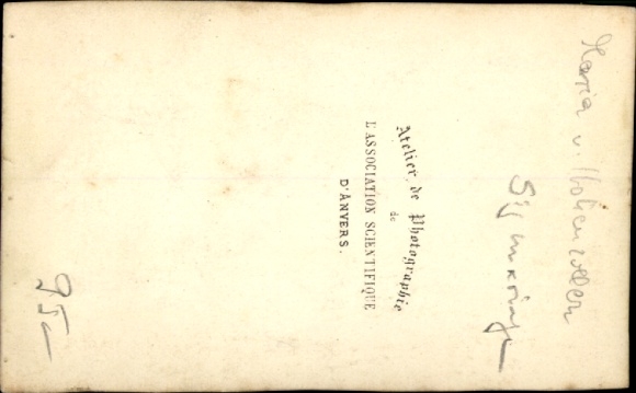 CdV Marie of Hohenzollern-Sigmaringen, portrait