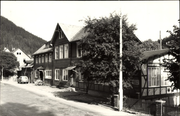 KP Mellenbach Glasbach im Schwarzatal Turyngia, Gasthaus Sauerbrey
