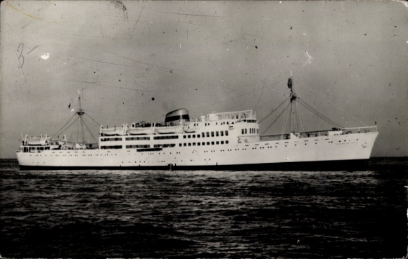 Ak Steamer Ciudad de Cadiz, Compañía Trasmediterránea