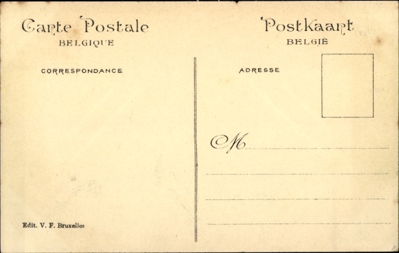 Pocztówka Bruksela Bruksela, 1910 Wystawa, Ogród Brukselski