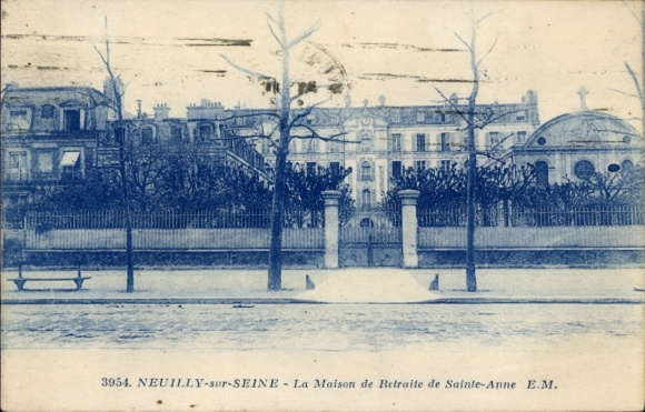 CPA Neuilly sur Seine, La Maison de Retraite de Sainte Anne