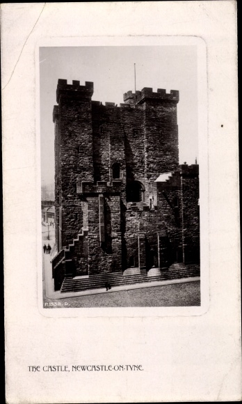 Passepartout Postcard Newcastle upon Tyne North East England, The Castle