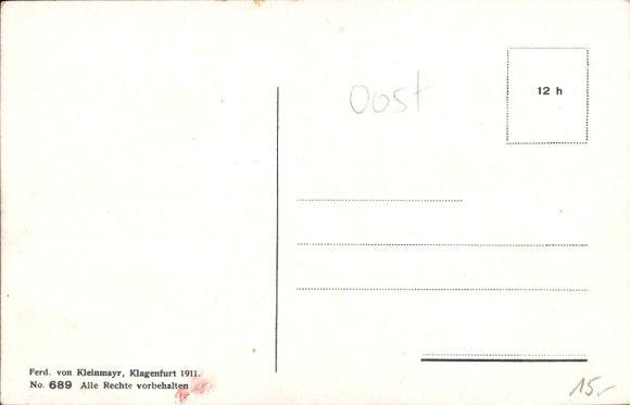 Postcard Sankt Michael ob Leoben Styria, station track side, railway