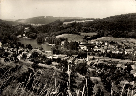 Postcard Niederwürzbach Blieskastel in Saarland, general view