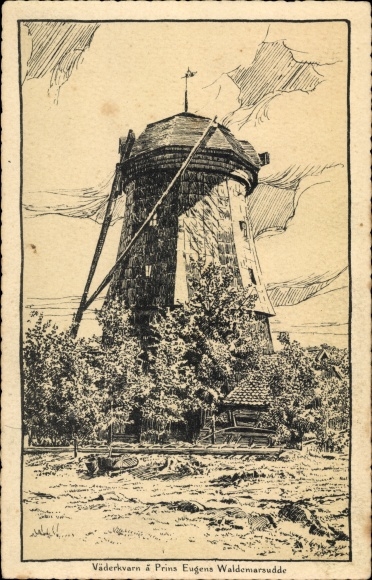 Artist PC Sweden, Väderkvarn a Prins Eugens Waldemarsudde, windmill
