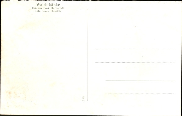 Postcard Dünsen in Oldenburg, forest tavern, forest party, school camp, retirement home