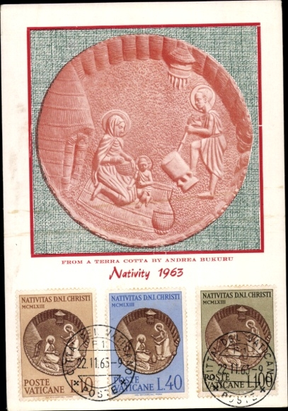Maximum KP Watykan, Nativitas 1963, terakota autorstwa Andrei Bukuru