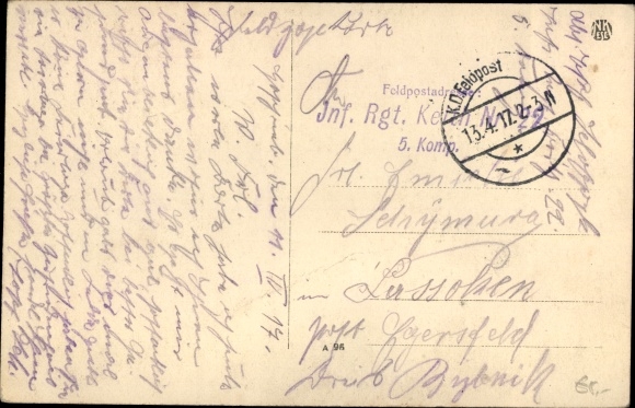 Postcard Billy Montigny Pas de Calais, Bahnhof, Gleisseite