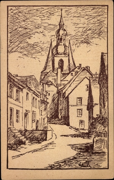 Artist PC St. Wendel in Saarland, street section