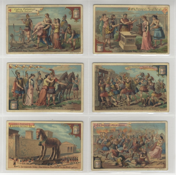 Liebig Pictures Series A 231 The Trojan War 1892