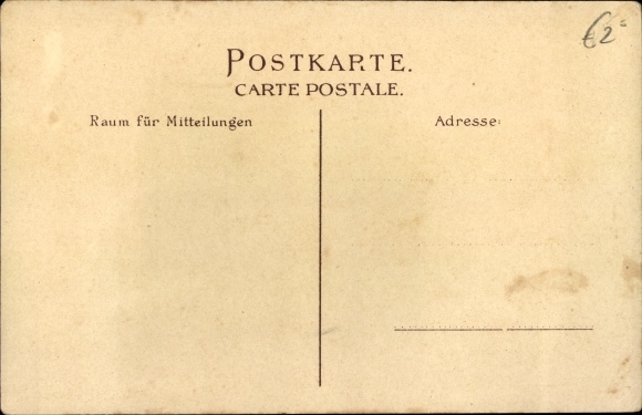Kunstenaar ansichtkaart Liebermann, Ernst, kasteelruïne