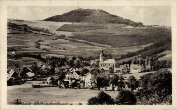 Geising in the Ore Mountains, Panorama, Geisingberg