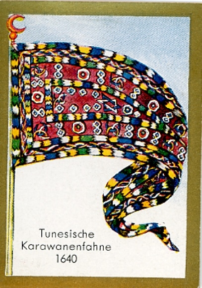 Historical flags collection picture Picture 226, Tunisian caravan flag 1640