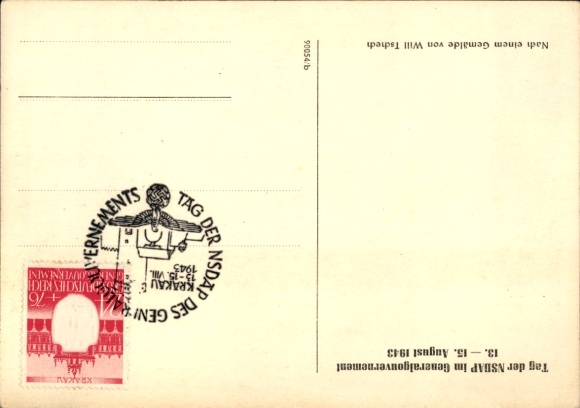 Artist Postcard Tschech, Will, It is not you who are the measure but the front, Wehrmacht, Day of the NSDAP