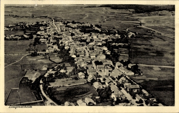 Ak Langenaltheim in Mittelfranken, Fliegeraufnahme
