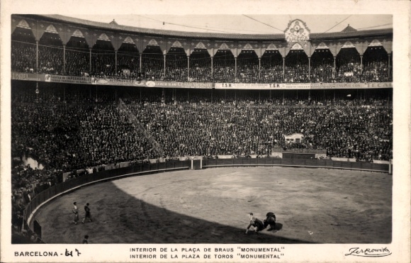 PC Barcelona Catalonia Spain, Plaza de Toros Monumental