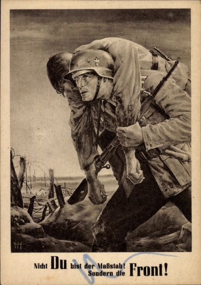 Artysta KP Tschech, Will, Nie ty jesteś miarą, lecz front, Wehrmacht, Dzień NSDAP