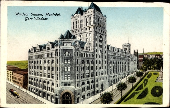Postcard Montreal Québec Kanada, Windsor Station