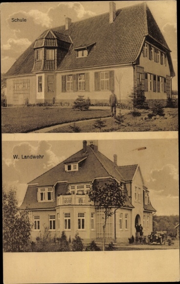 PC Stocksdorf Ehrenburg in Lower Saxony, school, Villa W. Landwehr