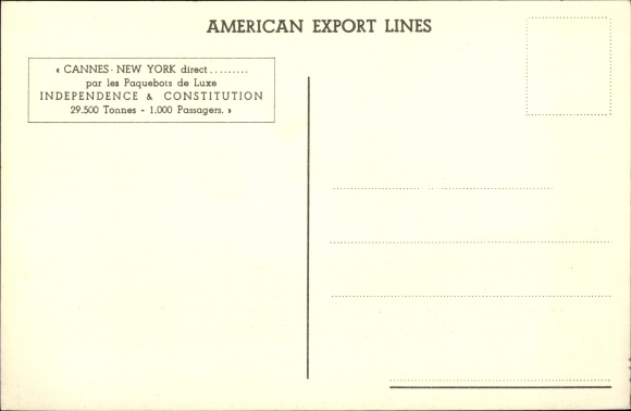 Ak Steamboat Independence, American Export Lines