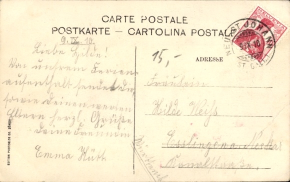 passe-partout KP Toggenburg Kanton St. Gallen, widok na Neu St. Johann