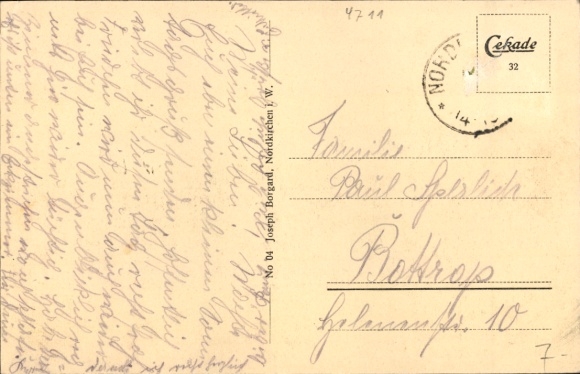 Postcard Nordkirchen in Westphalia, Castle of the Duke of Arenberg, s building,