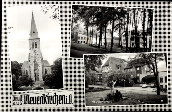 Ansichtkaart Neuenkirchen Vörden in Oldenburg, katholieke kerk, St. Marienstift