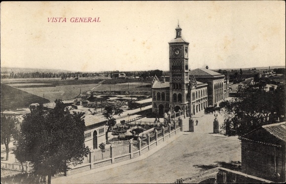 Postcard Toledo Castile La Mancha Spain, Railway Station