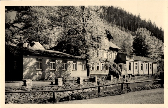 KP Oelze Katzhütte w Schwarzatal, Dom Ludu, Spółdzielnia Konsumencka, Górny Schwarzatal, Lan