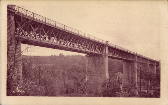Ak Marly le Roi Yvelines, Brücke