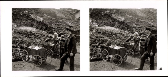 Stereo Raumbild Foto Die NS-Musterbetriebe 1937-38 Nr. 111 Rudolf von der Linde Kohlengroßhandlung