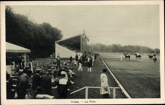 Postcard Vittel Lothringen Vosges, The Polo