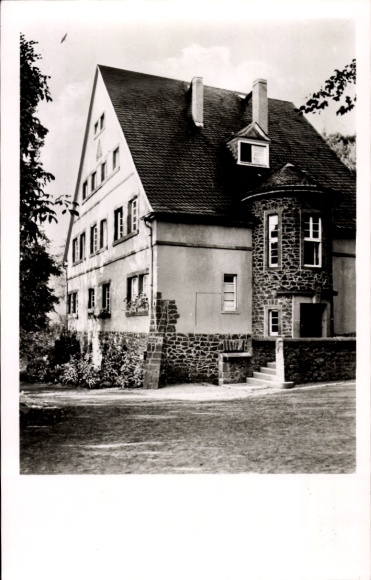 Postcard Niedermendig Mendig in the Eifel, Nature Friends House Laacher See