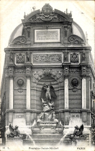 CPA Paris V, Fontaine Saint-Michel