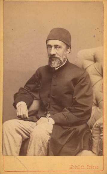CdV Grand Vizier Mehmed Emin Ali Pasha of the Ottoman Empire, 1873, portrait, Abdülmecid I era