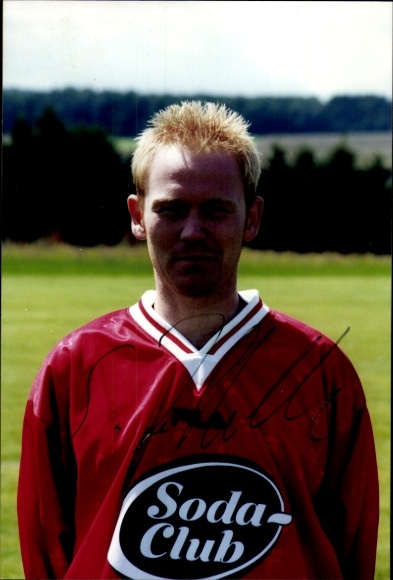 Autograph card footballer Sven Zaltenbach, SV Wehen Wiesbaden, autograph