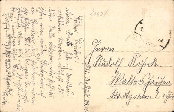 Postcard Hamburg Wandsbek Rahlstedt Altrahlstedt, Bahnhofstraße