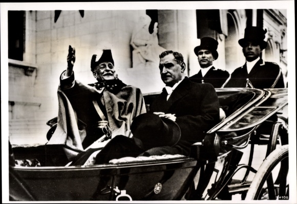 Photo Hoffmann, Portuguese President Carmona, Minister Salazar, April 1942