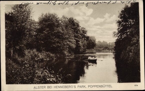 PC Hamburg Wandsbek Poppenbüttel, Alster part at Hennerbergs Park